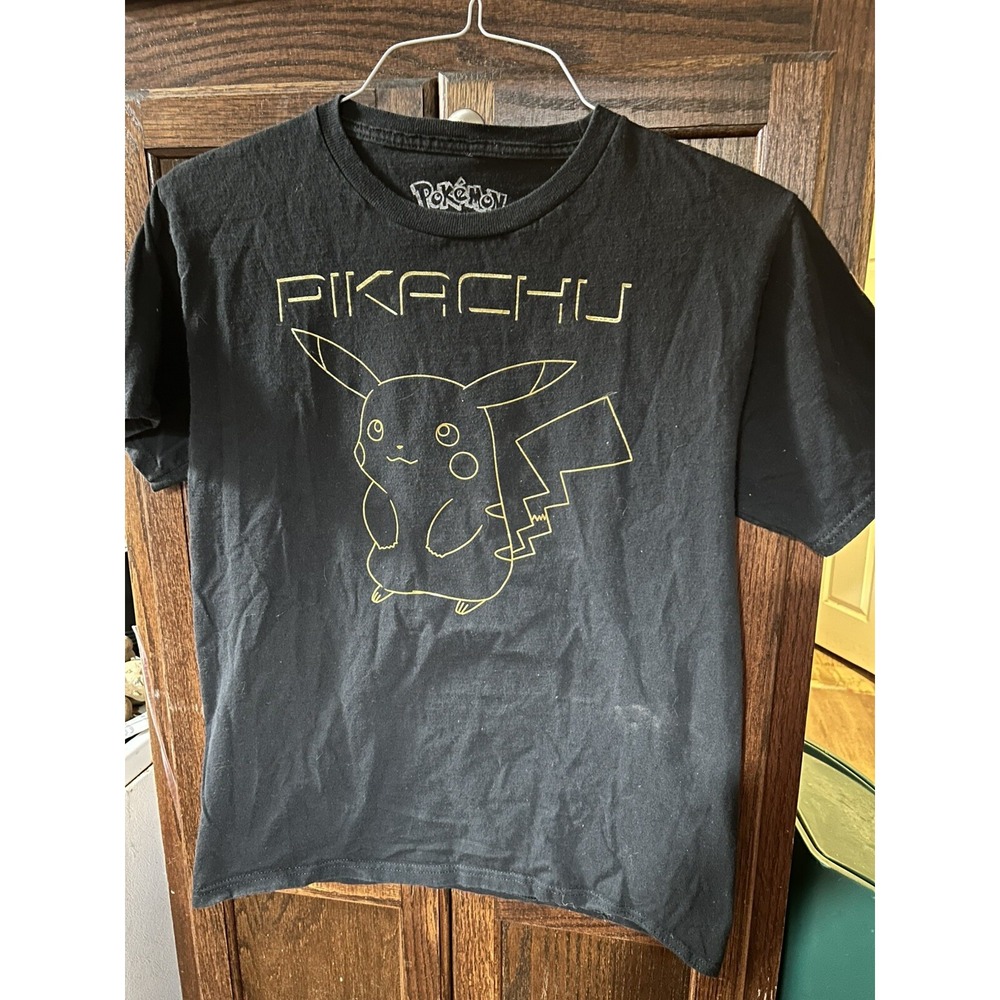 Pokémon Pikachu Black T Shirt‎ Youth X-large